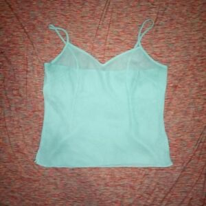 Women's Light Blue Spaghetti Strap Top